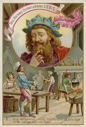 Trade card for Liebig meat extract